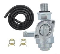 Feeshoppher Kit de válvula de cierre del tanque de combustible 310574GS para generador portátil BS 650W-2000W, rosca M10x1.25mm con línea de combustible y clips, sustituye a 193272GS 204743GS 189759GS