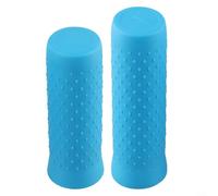 Feeshoppher Mango de silicona antideslizante para manillar de scooter eléctrico con textura de partículas prismáticas para Ninebot G30 MAX Series, cómodo agarre seguro que reduce la fatiga de la mano