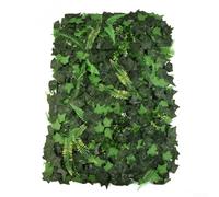 Feeshoppher Panel de césped artificial 40x60cm verde césped falso decoración de pared de plástico simulación planta Mat para el hogar sala de estar hotel café jardín decoración estilo 1 (3#)