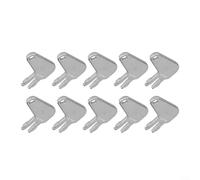 Feeshoppher Paquete de 10 llaves de desconexión maestras 8H-5306 para equipos CAT, pieza de repuesto de interruptor de encendido de metal compatible con modelos, también compatible con 7N0718