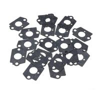 Feeshoppher Paquete de 20 juntas de papel de carburador para Zama C1U, para Craftsman, piezas de cortacésped, sellos de repuesto de 4 x 3 cm para reparación y mantenimiento del motor