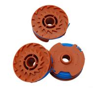 Feeshoppher Paquete de 3 bobinas y línea para recortadora de césped GGT4401 GGT4502 GGT600A1 GT25 350W GT30 GGT450A1 450W, 2 mm de diámetro, 5 m de longitud, piezas de repuesto con alimentación