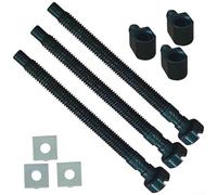 Feeshoppher Paquete de 3 tornillos tensores de ajuste de cadena para modelos de motosierra 42 44 50 51 55 234 238, pieza de repuesto 501546301 501537101, perno regulador de cadena de metal para