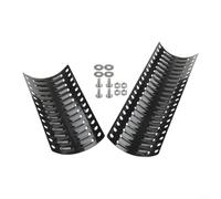 Feeshoppher Placa de calor ajustable con revestimiento de porcelana resistente para cocinar a la parrilla de gas, se extiende de 30,48 cm a 76,2 cm, ajuste, mejora la distribución del calor y el sabor