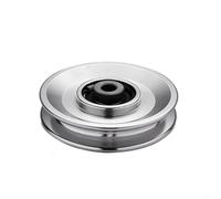 Feeshoppher Rueda de polea de cable de aleación de aluminio 6202RS Rodamiento silencioso para bloque de polea de fitness, pieza de repuesto de gimnasio mecanizado CNC, plata 54-160 mm (54 mm)