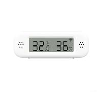 Feeshoppher Sensor de temperatura y humedad WiFi para Tuya Smart Home con termómetro higrómetro, monitor de clima interior inalámbrico de 2.4 GHz, alertas de aplicación, alimentado por batería para