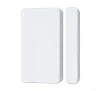 Feeshoppher Sensor inteligente inalámbrico de puerta y ventana para sistema de seguridad Tuya con conexión de 2.4 GHz Alertas de aplicación en tiempo real Integración de asistente de voz Monitoreo