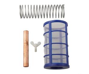 Feeshoppher Solar Pool Ionizer Copper Rod Reemplazo Piscina Purificador de Agua con Filtro de Primavera Perilla Limpiador Accesorios Set 10518Mm