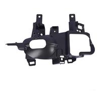 Feeshoppher Soportes de luz antiniebla delantera derecha para Nissan Qashqai 2017-2021, soporte de montaje de repuesto negro ABS, OEM 26910-HV00A