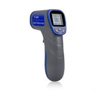 Feeshoppher Tacómetro digital Velocímetro infrarrojo sin contacto 2.5-99999 RPM con pantalla LCD, modo automático/manual para motor motor ventilador torno automotriz medición industrial DT6685