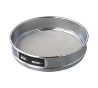 Feeshoppher Tamiz de prueba de inspección cromado de 20 cm con malla de acero inoxidable 304, 4-600 tamaños de malla para laboratorio, farmacéutico, procesamiento de alimentos, metalurgia, minería