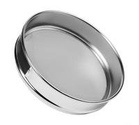 Feeshoppher Tamiz de prueba de inspección cromado de 20 cm con malla de acero inoxidable 304, 4-600 tamaños de malla para laboratorio, farmacéutico, procesamiento de alimentos, metalurgia, minería