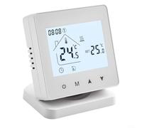 Feeshoppher Termostato inteligente WiFi Controlador de temperatura programable digital Sistema de control de caldera montado en la pared con acceso remoto Batería Alimentada por USB (con WIFI)