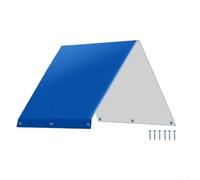 Feeshoppher Toldo para parque infantil al aire libre, 132 x 228 cm, 190T o 210D, tela de protección solar y lluvia, para niños, zona de juegos en gris, verde, azul o negro (210D azul)