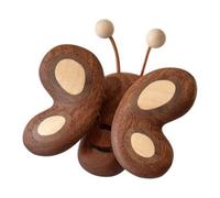 FeeSN Ambientador de Madera para Coche, Escultura de Mariposa, Perfume Desodorante, Decoración de Aromaterapia, Decoración del Hogar