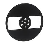 FeeSN Carrete de Cinta Vacío de 1/4 de 7 Pulgadas, Carrete de Cinta de Sonido de Carrete Abierto Universal, Carrete Vacío para Carrete A Carrete para/ReVox Studer Negro