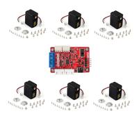 Feetech STS3215 - Juego de 6 servo (30 kg, TTL, bus servo con placa de control, codificador magnético de 360°, para SO-ARM100, Arduino, STM32 robótica)