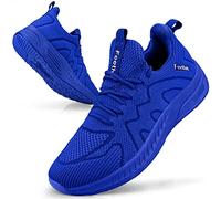 Feethit Zapatillas Running Hombre Zapatillas de Deporte Correr Jogging Caminar Bambas Gimnasio Fitness Atlético Tenis Trabajo Sneakers Ligeros Transpirables Zapatillas Deportivas Hombre Azul 41 EU