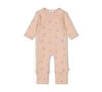 Feetje N-Baby AOP Flowers RIPP-Jersey - Pijama con pies abatibles, Rosa., 62