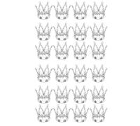 Feeuid 24 adornos para tartas con forma de mini de con forma de princesa, para decoración de tartas de baby shower