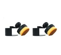 Feeuid Juego de 2 cepillos para limpieza de neumáticos de coche, cepillos para limpiar neumáticos de coche, cepillos de limpieza de alta densidad para tomas de aire, revestimientos, asientos, emblemas
