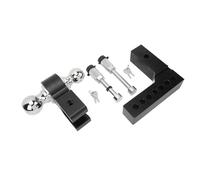 Feezroun Enganche de Remolque 6in Caída Elevación 2in Receptor 12500LBS | Soporte de remolque para camión de servicio, acero inoxidable de grado marino, kit de enganche de remolque con pasadores de