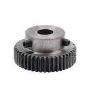 FEFHFKZCZZ 1 pieza 1M42T engranaje recto diámetro 8/10/12/15mm Mod 42 dientes de Motor bajo 45# Material acero Metal for(15mm,1pc 1M 42 Teeth)