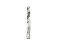 FEFHFKZCZZ Brocas de macho roscar M3-M10, machos HSS, juego desbarbado y avellanado, broca combinada métrica, compuesta acero alta velocidad(Silver M6x1.0)