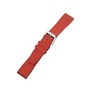 FEFHFKZCZZ Compatible con For IWC For Correa De Caucho For Reloj Piloto Compatible For El Principito For Portofino 20 Mm 21 22(Red,21mm)