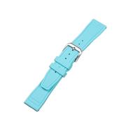 FEFHFKZCZZ Compatible con For IWC For Correa De Caucho For Reloj Piloto Compatible For El Principito For Portofino 20 Mm 21 22(Light Blue,22mm)