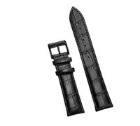 FEFHFKZCZZ Correa de Reloj 12/14/16/18/20/22/24 mm con Hebilla Pasador, Correa muñeca Suave(Black 4,22mm)