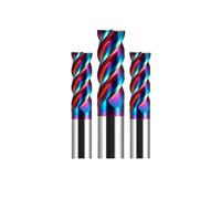 FEFHFKZCZZ Fresa De Carburo HRC65 4 Flautas, Herramientas Corte CNC, Fresado Aleación, Acero Tungsteno, Broca Enrutador Cuadrada(6X15X6X50)