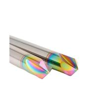 FEFHFKZCZZ Fresa de chaflán acero tungsteno 3 flautas, colores, 60°, 90° y 120°, for mecanizado mecánico CNC(D8x60x60Angle-3F)