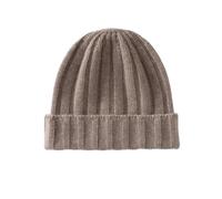 FEFHFKZCZZ Gorro Unisex de Invierno, Punto Acanalado, Grueso, for Hombre y Mujer, Ideal for Actividades al Aire Libre, Informal, Suave cálido(Camel)