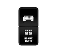 FEFHFKZCZZ Interruptor Pulsador Doble LED De 12 V Compatible Con For Toyota Prado, 4Runner, Land For Cruiser, For FJ Cruiser Y For Tacoma.(Bar Work Light2)