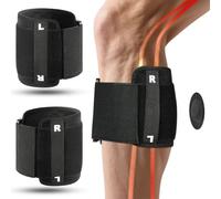 Fefod Acupresión Rodillera de Compresión, 2 PCS Knee Brace Deportiva para Alivio del Dolor para Aliviar el Dolor de Ciática
