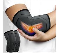 Fefod Codera de Compresión para Epicondilitis y Tendinitis, Codera Deportiva, Coderas para Tendinitis, Coderas de Golfista y Codo de Tenista para Hombre y Mujer Tendinitis Alivio del Dolor (M)