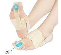 Fefod Férula para Dedo en Martillo, 2 PCS Férulas para los Dedos del Pie para Mujere y Hombre, Reutilizables Soporte de Puntera Ajustable en Forma de U para Fracturas de Dedos de Los Pies, Esguince