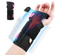 Fefod Muñequera Tendinitis Mueca, Férula Aluminio con Soporte PP, Der S/M