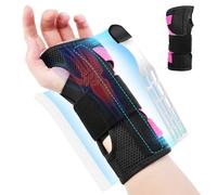 Fefod Muñequera Tendinitis Mueca, Férula Aluminio con Soporte PP, Izq S/M