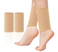 Fefod Tobillera de Gel de Protección,1 Par Tobillera deportiva,Desnudo | Tobillera Almohadillas de Gel para Hombre Mujer, Protección de Tobillo Deportivo para Patinaje y Patinaje Sobre Ruedas