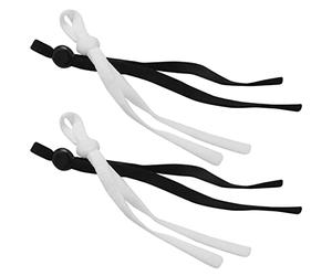 Fegtrty 1000 piezas de cordón elástico de costura con hebilla ajustable, máscara elástica para las orejas, cuerda para orejeras, suministros de fabricación de bricolaje