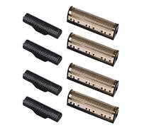 Fegtrty 2Set Clipper Blade para Km-1102 Clipper Electric Shaver Parts Net Gold
