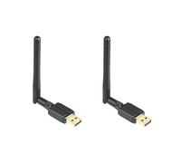 Fegtrty 2X 100M USB Bluetooth 5.3 Adaptador USB Bluetooth Transmisor Receptor Antena Externa Adaptador Bluetooth