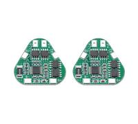 Fegtrty 2X 3S 12V 18650 Placa de Protección de Batería de Litio 11,1 V 12,6 V Sobrecarga Protección Sobrecarga 8A Paquete de 3 Celdas Li-Ion BMS