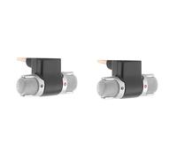 Fegtrty 2X Mini Micrófono con Conector de 3,5 mm Micrófono Estéreo Portátil para Micrófono de Grabación de Teléfono para Teléfono Inteligente