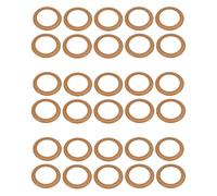 Fegtrty 30 pistones de uso de compresor dental de 1100 W, anillo de goma de poliimida, compresor de aire sin aceite, anillos PTFE