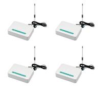 Fegtrty 4X Terminal Inalámbrico Fijo de Cuatro Bandas gsm Tarjeta SIM Línea Telefónica Marcador de Llamadas de Escritorio GSM850 / 900/1800 / 1900MHZ Enchufe de la UE