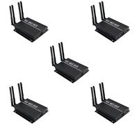 Fegtrty 5 adaptadores NGFF (M.2) 4G/5G a USB 3.0 con ventilador refrigerador/ranura para tarjeta SIM dual y alimentación auxiliar