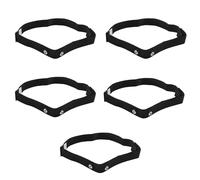 Fegtrty 5X Correa de Cinturón para El Pecho para para Sports Monitor de Frecuencia Cardíaca Inalámbrico, Negro